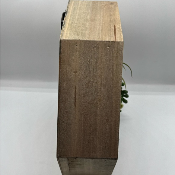 Succulent Artificial Arrangement Wood Wall Plantar Set - Picture 5 of 15